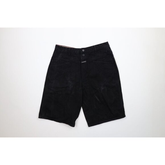 Vintage 90s Marithe Francois Girbaud Mens 32 Distressed Baggy Denim Shorts Jorts - Picture 1 of 13